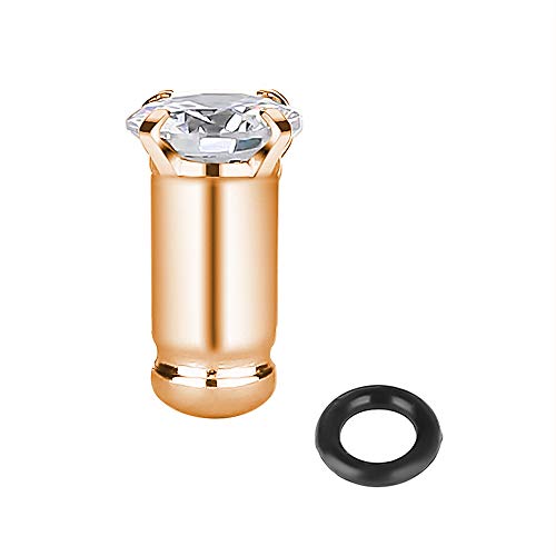 2/4/6/8 Gauge Earrrings Plugs Tunnels Gauges for Ears - color: rosegold4mm