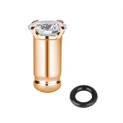 2/4/6/8 Gauge Earrrings Plugs Tunnels Gauges for Ears - color: rosegold4mm