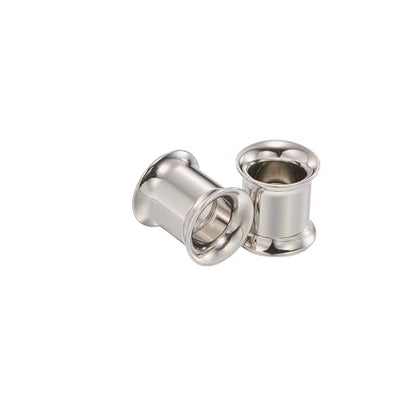B BodyPJ Sparkles 6 Pairs Ear Gauges Plugs Tunnel Expanders Set,Mix Different Material,Piercing Jewelry - size: 6mm(2g)