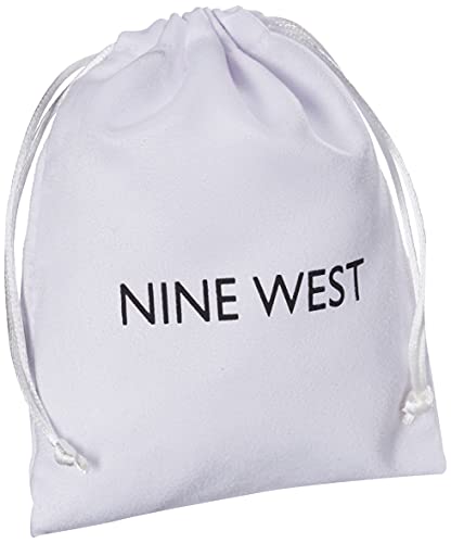 Nine West Women's Hoop Earrings, Classic Fashion Jewelry Accessories for Everyday Wear, Lightweight Statement Earrings for Casual, Office, and Evening Looks - color: Medium Flat - Gold