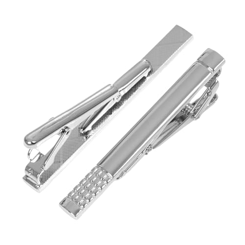 4 Pcs Stainless Steel Tie Clips for Men Classic Tie Bar Clip for Formal Business Wedding Party Fathers Day Gift - style: Class3