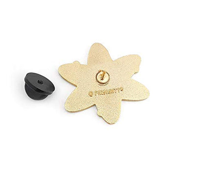 Pinsanity Atomic Symbol Rainbow Enamel Lapel Pin