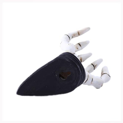 Halloween Skeleton Hand Ring Holder Wall Mounted Key Holder Organizer Multifunctional Wall Hooks for Hanging Keys Jewelry Bracelet Gothic Home Decor for Entryway Bedroom