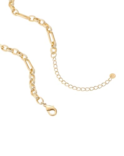PAVOI Chain Necklace for Women, 14K Gold Plated Adjustable Layering Chain - style: Chain