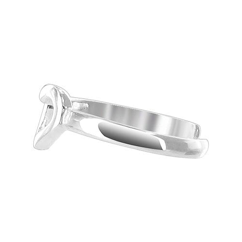 Gem Avenue 925 Sterling Silver Toe Rings Collections – Beach, Celtic, Heart, Dolphin, Flower & More Designs for Women – Elegant Adjustable Summer Jewelry - style: Style 13