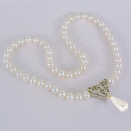 PATIKIL Pearl Charm, 30Pcs Pearl Beads Teardrop Faux Pearl Pendant with Loop for Jewelry Making Bracelets Earrings Necklace - color: Gold, size: 26x13mm