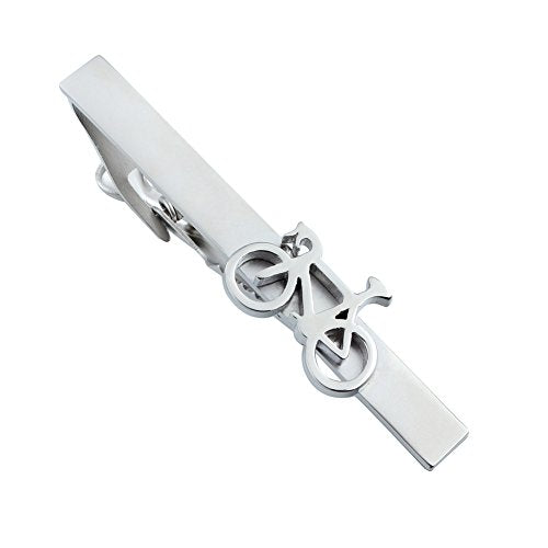 HAWSON 2 inch/ 2.2 inch Tie Clip for Men, Novelty Tie Bar Clip for Men and Boys, Interesting Tie Clip for Party - color: Bike