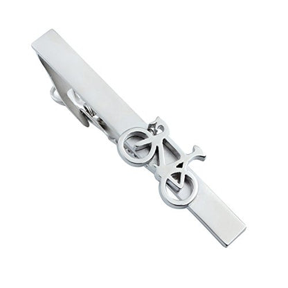HAWSON 2 inch/ 2.2 inch Tie Clip for Men, Novelty Tie Bar Clip for Men and Boys, Interesting Tie Clip for Party - color: Bike