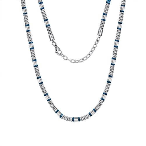 Stainless Steel Chain Necklaces,Rolo Chain Necklace for Men Women,Unique Fashion and Charm Jewelry, Silver Tone Chain,Stainless Steel Adjustable Link, Gifts for Friends/Husband/Dad - style: 1479