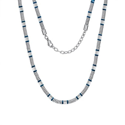 Stainless Steel Chain Necklaces,Rolo Chain Necklace for Men Women,Unique Fashion and Charm Jewelry, Silver Tone Chain,Stainless Steel Adjustable Link, Gifts for Friends/Husband/Dad - style: 1479