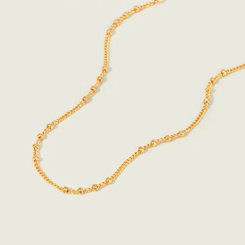 MEVECCO Anklet for Women Gold Chain 14K Gold Plated Dainty Boho Beach Summer Simple Foot Jewelry Ankle Bracelet - style: Satellite