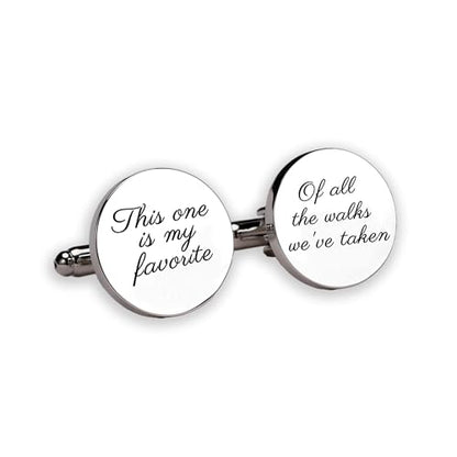 Father of the Bride Gift Set, Wooden Box with Cufflinks and Tie Clip, Bow Tie Design, Wedding Keepsake - color: C3