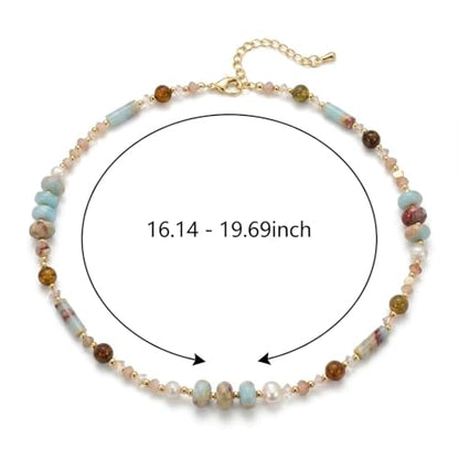 Bohemian Necklace Multi Color Jewelry for Women