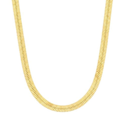 Herringbone Chain Necklace for Women Men 18K Gold Over Italian 925K Stamped Solid Sterling Silver, 3.4mm-5.5mm-7mm-9.4mm-11mm Wide Flat Snake Chain, Made in Italy - size: 20 Inch, style: WIDTH - 9.4MM