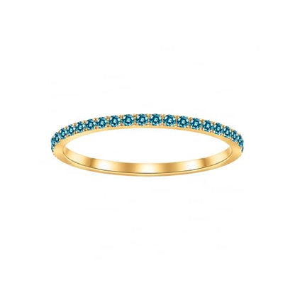 Birthstone Rings For Women, Silver Stackable Cubic Zirconia Stainless Steel Birth Stone Ring To My Daughter/Mom Birthday Unique Gifts Jewelry - color: 12-Gold-December
