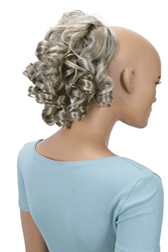 CAISHA Jumbo Hairpiece Scrunchy Updo Voluminous Curly Messy Bun Blond With Highlights G35L - color: blond with highlights #25H101 G35L