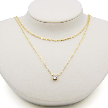 Unisex Celestial Gold Pendant Necklaces, Sun/Moon/Star/Angle Celestial Elements Unisex Choker Gold Lover Chains for Men and Women Jewelry - color: Layer - Gold Diamond