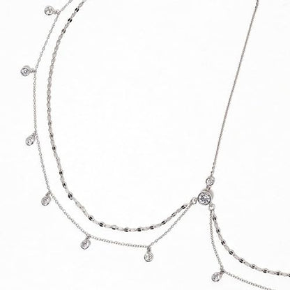 STONEFANS Rhinestone Head Chain Silver Bride Headpiece Wedding Headbands Chain Layered Festival Prom Hair Accessories for Women And Girls (silver) - color: Silver