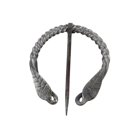Armory Replicas™ Hand-Forged Viking & Celtic Cloak Pin Brooch – Medieval Fibula for Costumes, Reenactments, Cosplay & Historical Dress Accessories - style: Design 3