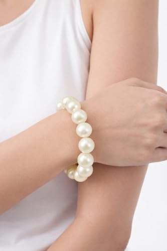 Handmade Stretch Beaded Bracelet for Women, Adjustable Stackable Bracelet