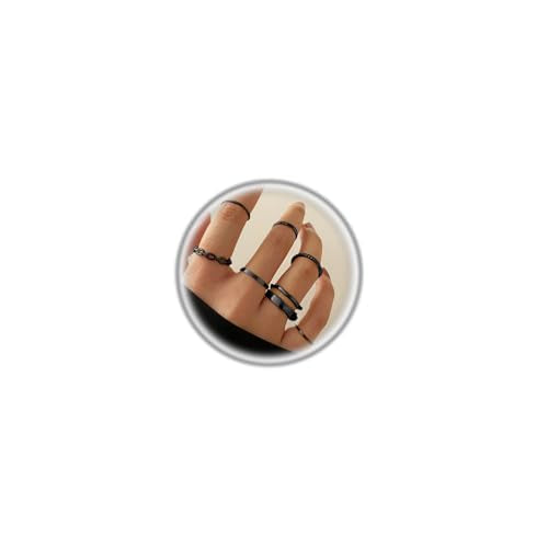 Knuckle Rings Set for Women,Simple Smooth Finger Stackable Rings Set Vintage Joint Finger Rings Vintage Midi Rings Festival