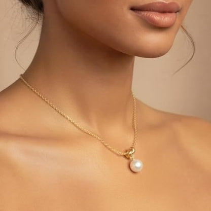 Gold Jewelry Sets for Women, Gold Pearl Dangle Earrings Bracelets Necklaces Set, Women's Jewelry Gifts for Women Wife - style: Gold Pearl Necklace Set-2PCS