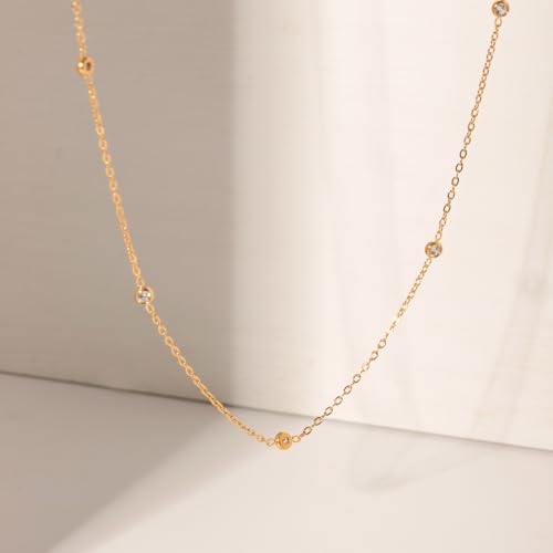 Unisex Celestial Gold Pendant Necklaces, Sun/Moon/Star/Angle Celestial Elements Unisex Choker Gold Lover Chains for Men and Women Jewelry - color: Layer - Gold Chain #1