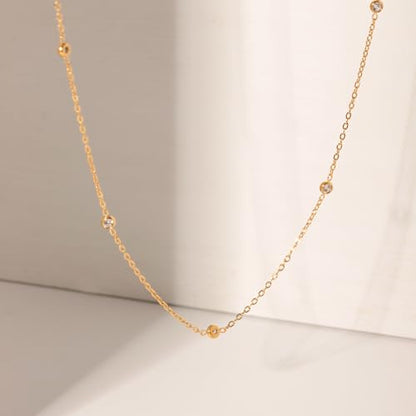 Unisex Celestial Gold Pendant Necklaces, Sun/Moon/Star/Angle Celestial Elements Unisex Choker Gold Lover Chains for Men and Women Jewelry - color: Layer - Gold Chain #1