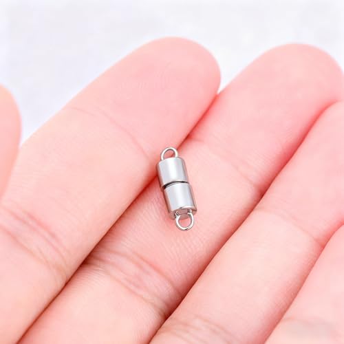 925 Sterling Silver Lobster Clasp for DIY Necklace Bracelet Jewelry Making, Double Spring Clasp with Closed Jump Rings, Necklace Extender Clasp Connector Bracelet Extension (Style 15) - style: Style 15
