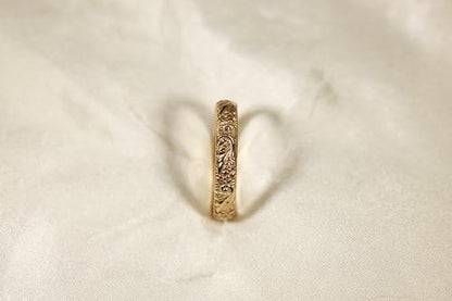 Handmade Ring-925 Sterling Silver /14K Gold Filled for Choosing, 3.5mm Width 1.35mm Thickness, Sizes 4-11.5, Unisex Wedding Bonds (Men & Women) - size: 11