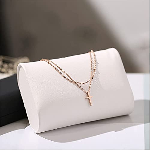 RoseGold Ankle Bracelets for Women - Layered Anklets - Link Foot Jewellery - color: RoseGold - 23#