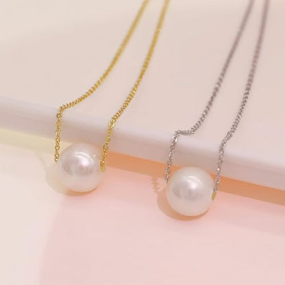 Dainty Layered Pearl Choker Necklace for Women Dainty Chain Necklaces Daisy Pearls jewelry Valentine Day Graduation Bride Gifts - color: silver