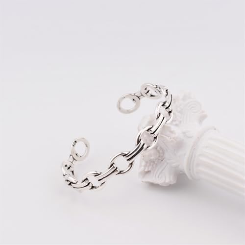 925 Sterling Silver Bangles For Women Handmade Silver Bangles Open Adjustable Bangle Bracelets For Women Silver Open Cuff Bracelets Stackable Wrap Bangles Festival Jewelry Gifts - color: Style 13