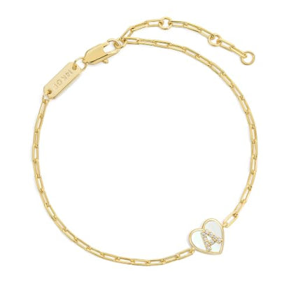 Gold Initial Bracelet For Women, 14k Gold Letter Bracelets | Adjustable Stacking Bracelets Jewelry Gift For Women, Valentines Mother Christmas Jewelry for Women Her 6.5-8 Inch - color: A