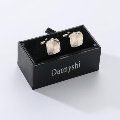 Cuff Links Mens Personalized Classic Round Cufflink Wedding Shirts Cufflinks for Men Jewelry Gifts - style: gold plated-01