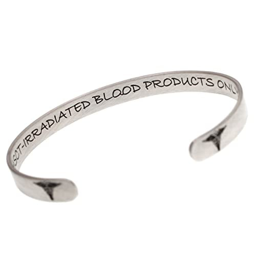 Custom .925 Sterling Silver Medical Alert Cuff Bangle Bracelet – Personalized Emergency Info