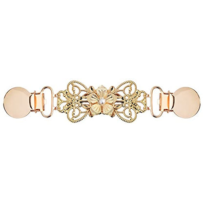 3pcs women's Pearl Sweater Clip dress fixed brooch Ladies anti-glare collar connection buckle Pearl clothes jewelry