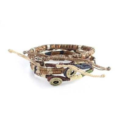 Wakami Charm Bracelet Stack Beaded Stackable Bracelets for Women - color: Original | 7.5IN