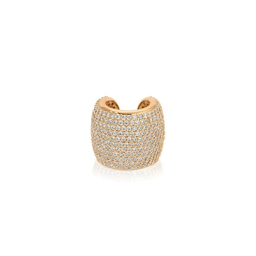 Ettika Ear Cuff. Earrings For Women. Ear Cuffs For Women Non Piercing, 18k Gold or Rhodium Plated Ear Cuff. Cuff Earrings - color: Gold 012