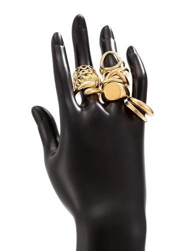 10pcs Trendy Gold Rings for Women Non Tarnish Stackable Rings for Women Dainty Chunky Gold Ring Stack Set Gold Plated Knuckle Ring Chunky Jewelry Fashion Dainty