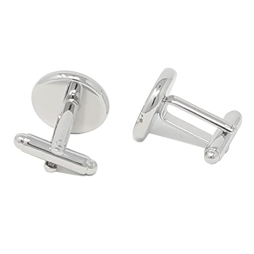 Mother Of Pearl Cufflinks With Box Men Classic White Stone Cuff Links Wedding Groom Gift - style: Round B