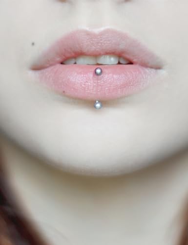 20G 16G 14G 12G Eyebrow Rook Daith Piercing Jewelry 316L Surgical Steel Vertical Lip Labret Belly Button Ring Snake Eyes Tongue Ring Curved Barbell 6mm(1/4") 8mm(5/16") 10mm (3/8") 12mm(1/2") - color: Silver, size: 12G(2.0mm)-8/10/12/14mm Bars