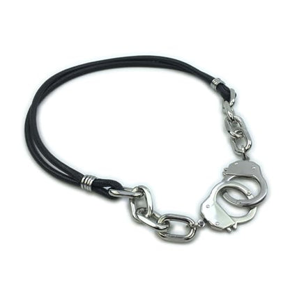 Succuba Stainless Steel Handcuff Choker Necklace Chain Pendant Choker Collar Necklace for Women and Men from 16 to 24 Inches with Box - color: C, size: 24 Inches