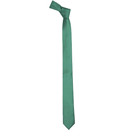 K. Alexander Skinny Ties - Multiple Solid Colors - Classic 2" width - color: Aqua Green