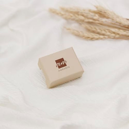 Sterling Silver Plain Signet Ring by Amberta