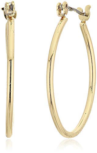 Nine West Women's Hoop Earrings, Classic Fashion Jewelry Accessories for Everyday Wear, Lightweight Statement Earrings for Casual, Office, and Evening Looks - color: Teardrop - Gold