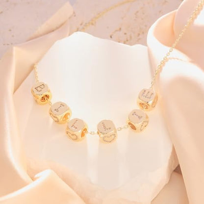 Letter Charms for Necklace and Bracelets,14K Gold Plated Women's Bead Charms, A-Z Alphabet Initial Beads Name Pendant DIY Jewelry Birthday Gift for Women - style: Charm-J