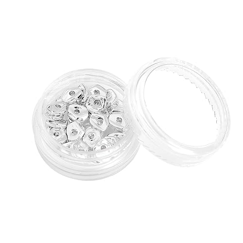 Silver Plated Irregular Spacer Beads 5x6mm 30pcs for Jewelry Making Findings Non Tarnish - color: Silver, size: 5x6mm Irregular