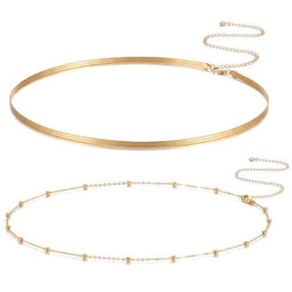 Gold Plated Waist Chain for Women, 1 Pcs, Waterproof Tarnish Resistant | Body Jewelry, for Bikini, Beach, Backless Dress, Summer, Y2K Hip Chain Gift
