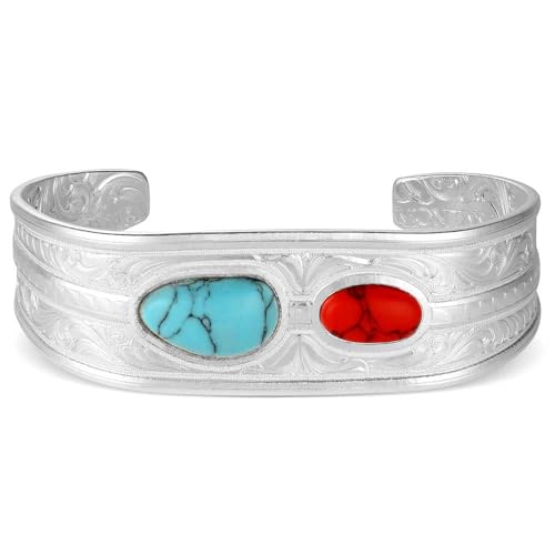 Montana Silversmiths Made in the USA Western Lifestyle Women's Cuff Bracelet - style: Cowgirl Harmony